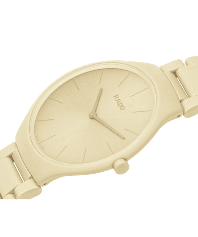 Alternative view of Rado True Thinline Les Couleurs™ Le Corbusier Cream white 32001 - R27090602