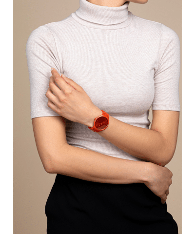 Rado True Round Thinline Les Couleurs™ Le Corbusier Powerful orange 4320S 39 mm - R27095652 - Bilde 2