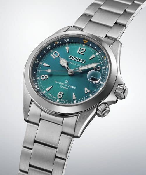 Alternative view of Seiko Prospex Alpinist ‘Tealpine’ 40mm - SPB503J1