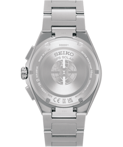Alternative view of Seiko Astron GPS Solar Dual-Time Chronograph 5X83 - SSH151J1