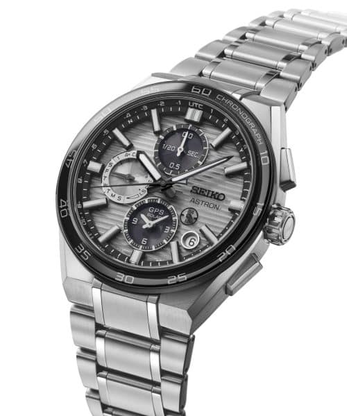 Alternative view of Seiko Astron GPS Solar Dual-Time Chronograph 44mm - SSH177J1