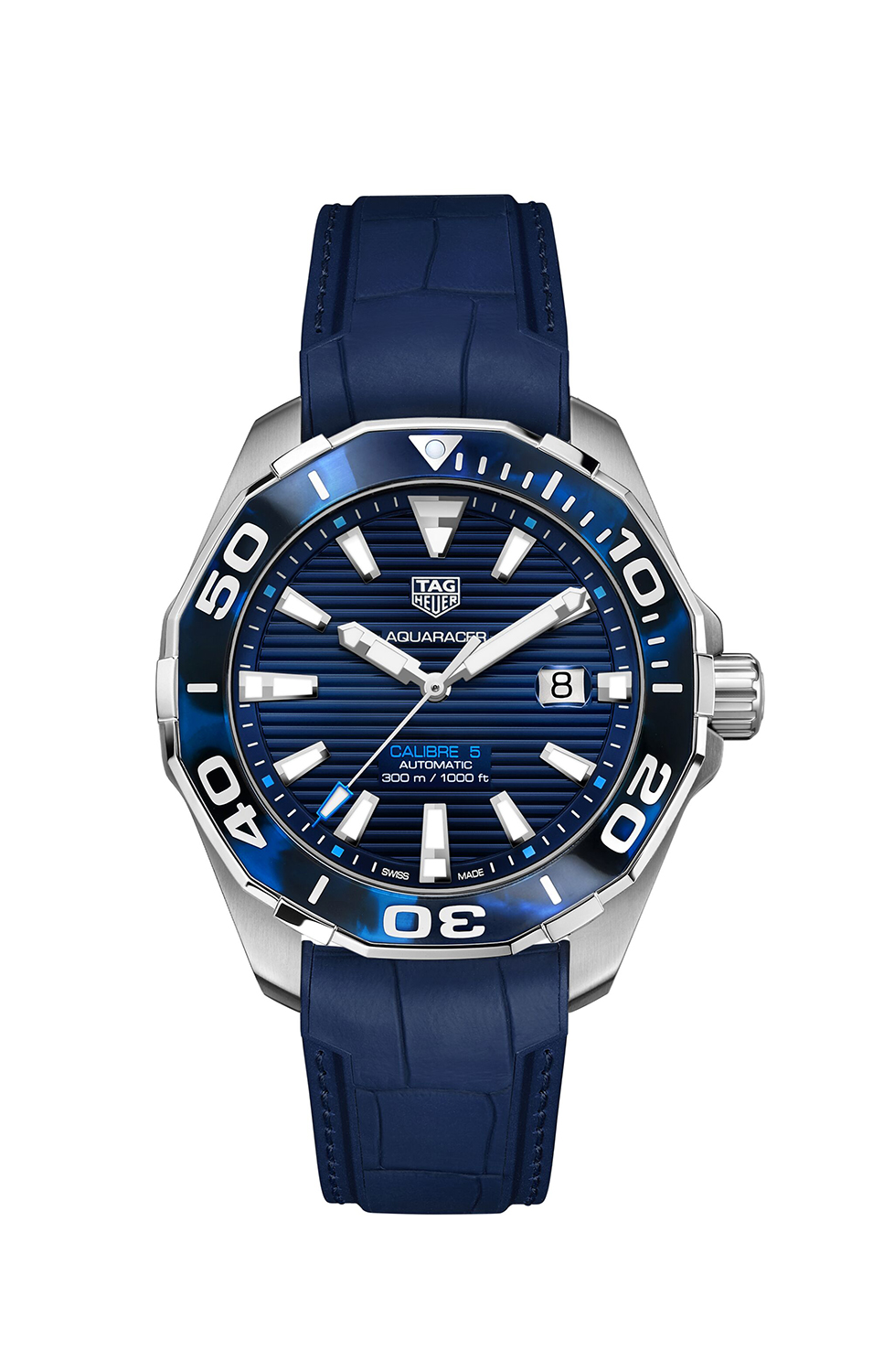 TAG Heuer Aquaracer Calibre 5 43mm - WAY201P.FT6178