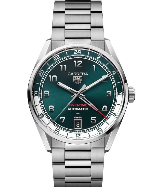 TAG Heuer Carrera Date Twin-Time 41mm - WDA2114.BA0043