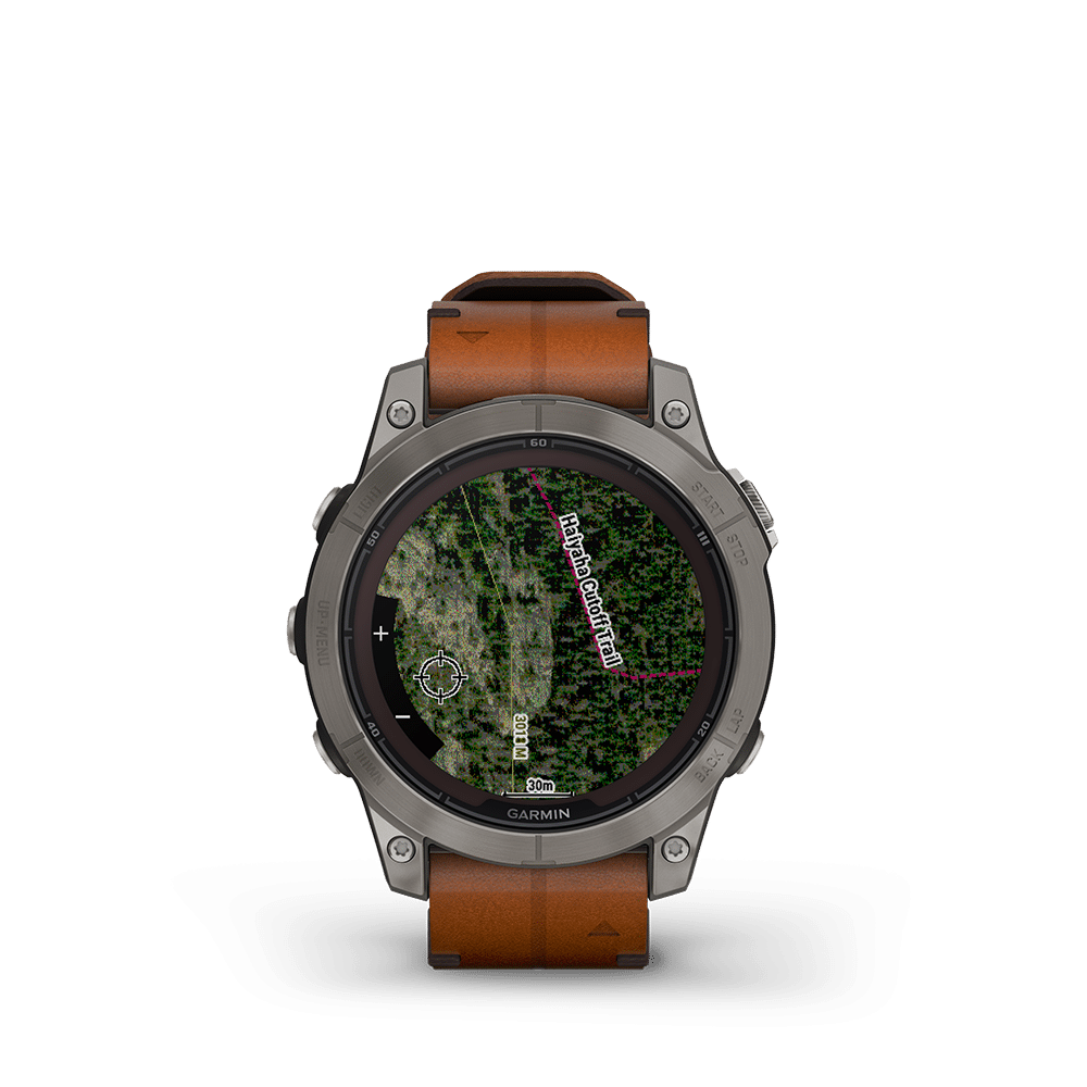 Garmin fēnix 7 Pro – Sapphire Solar Edition, Chestnut Leather - Bilde 3