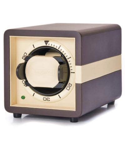 Leanschi Single watchwinder | Sport Edition Brown